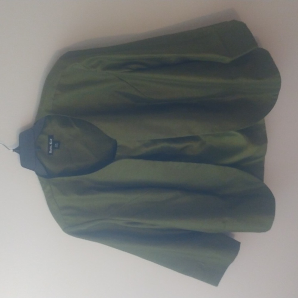 Beautiful Olive green 3 quarter blazer jacket and Tank  22W